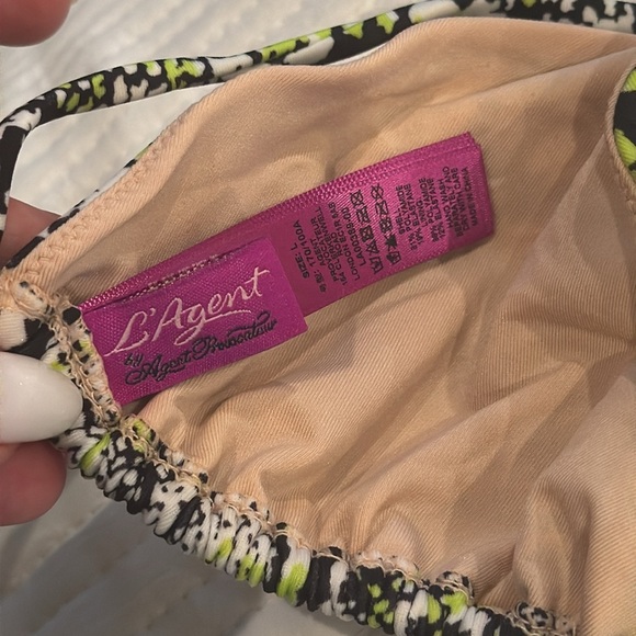 L'Agent by Agent Provocateur Mercades Swimsuit Snake Print Size L - Picture 5 of 7